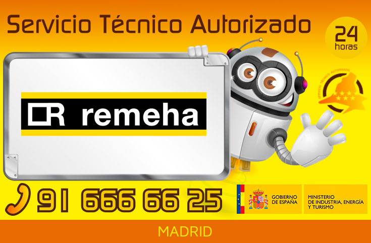 Servicio técnico calderas Remeha en Madrid