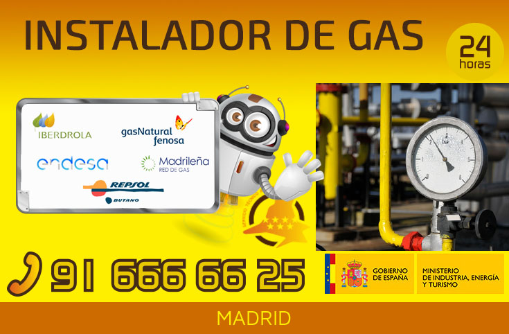 Instalador de gas en Madrid